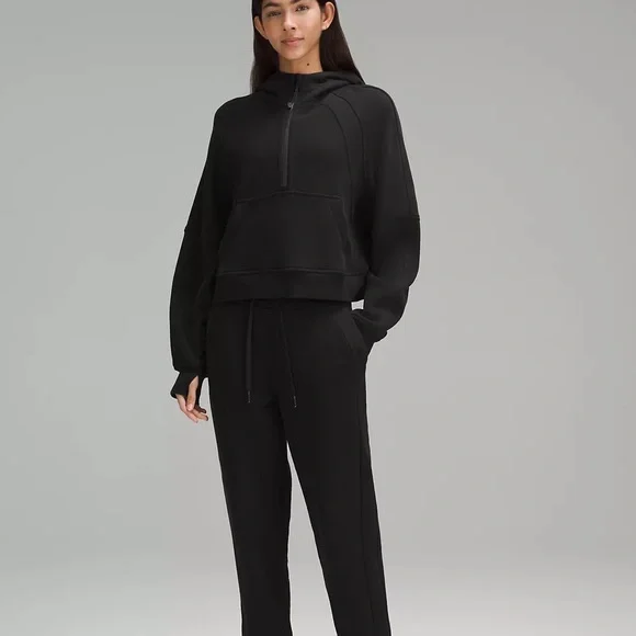 Lululemon scuba oversized sweatshirt pullover zip up black - Picture 2 of 2